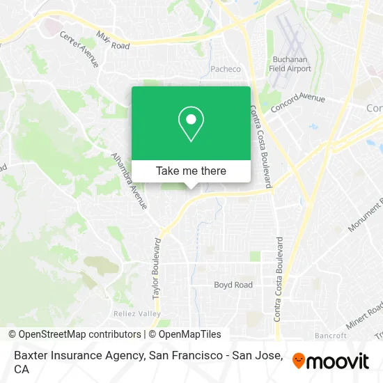 Baxter Insurance Agency map