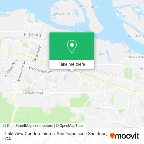 Lakeview Condominiums map