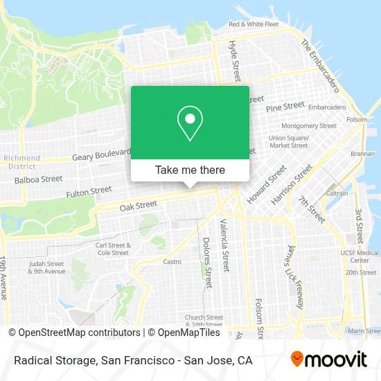 Radical Storage map