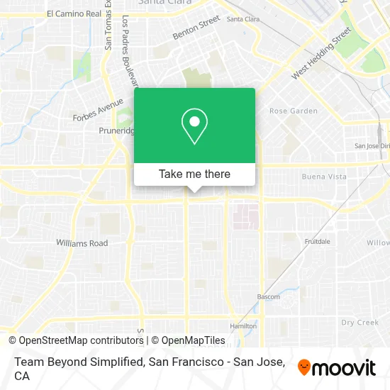 Team Beyond Simplified map