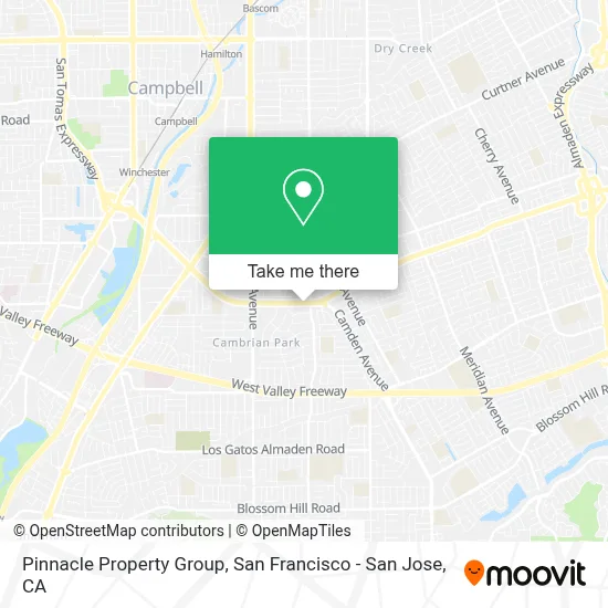 Pinnacle Property Group map