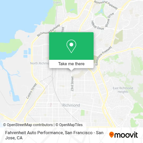Fahrenheit Auto Performance map