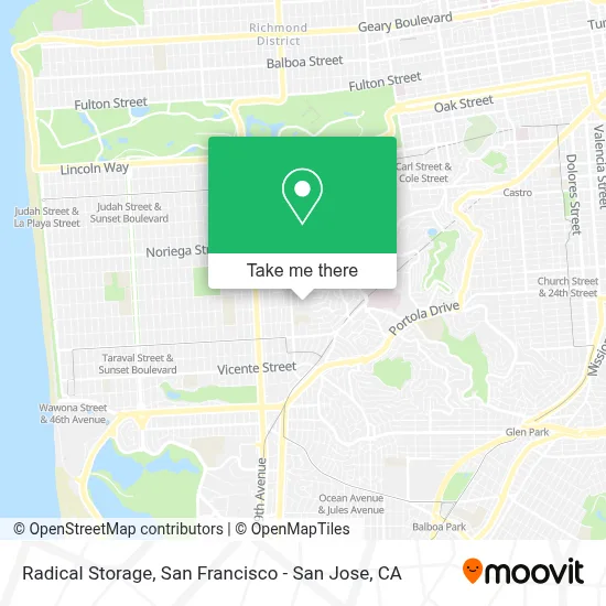 Radical Storage map