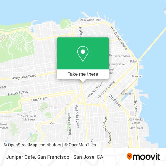 Juniper Cafe map