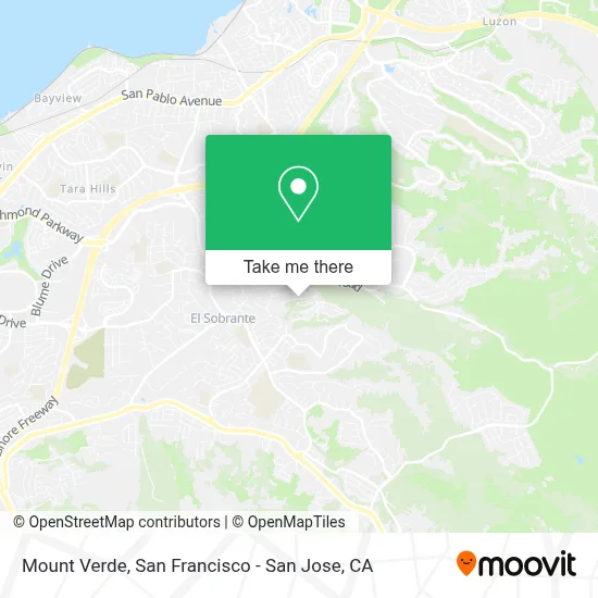 Mount Verde map