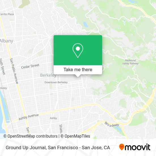 Ground Up Journal map