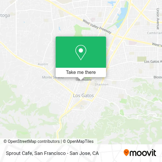 Sprout Cafe map