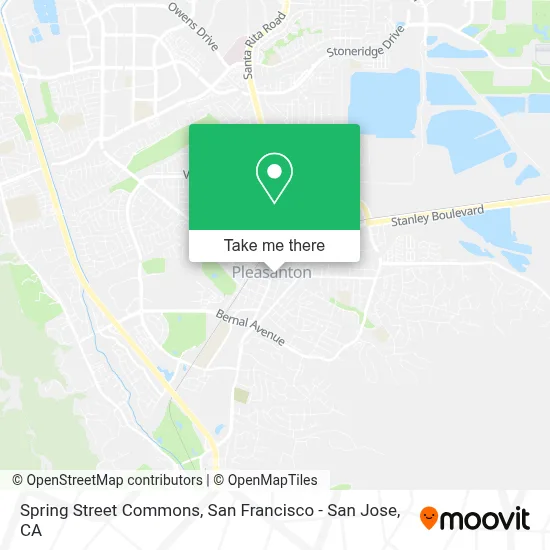 Spring Street Commons map