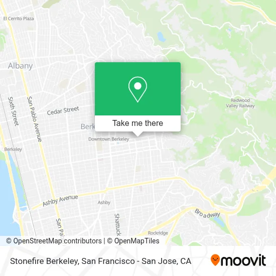 Stonefire Berkeley map