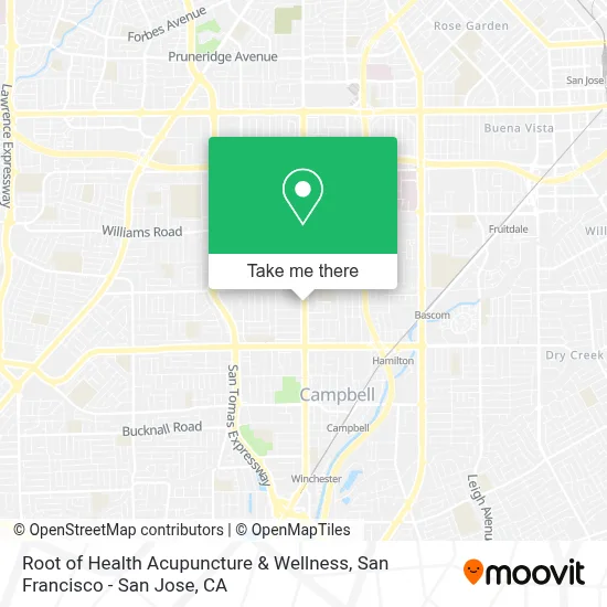 Root of Health Acupuncture & Wellness map
