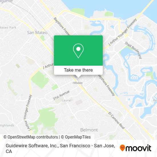 Guidewire Software, Inc. map
