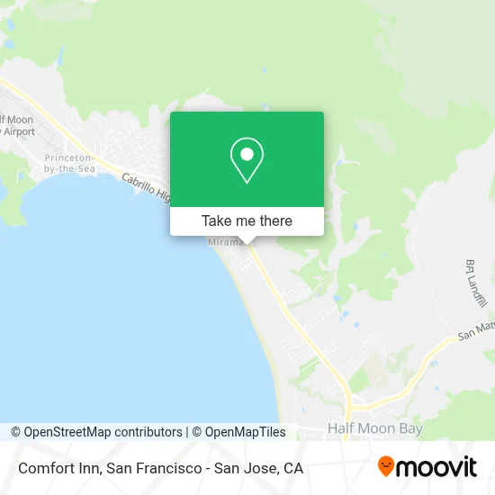 Comfort Inn map