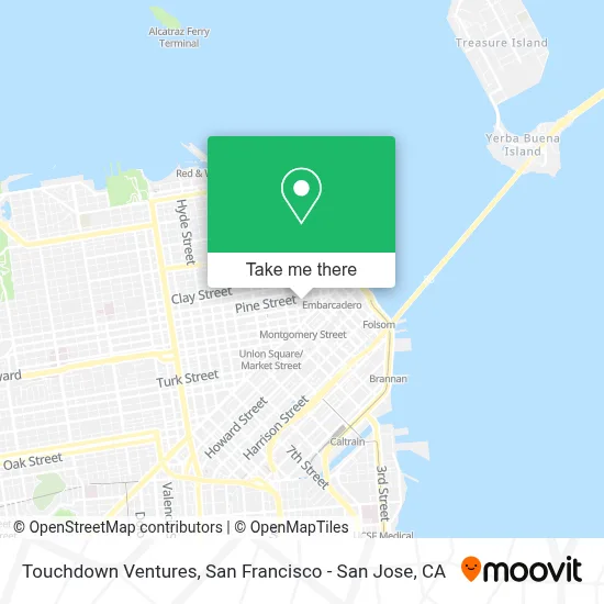 Touchdown Ventures map