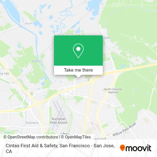 Cintas First Aid & Safety map