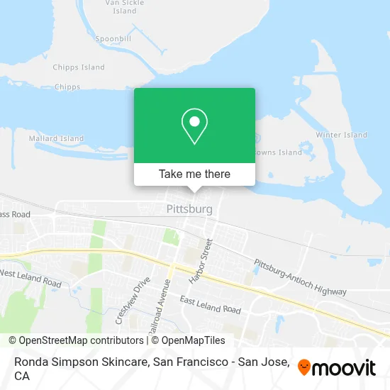 Ronda Simpson Skincare map