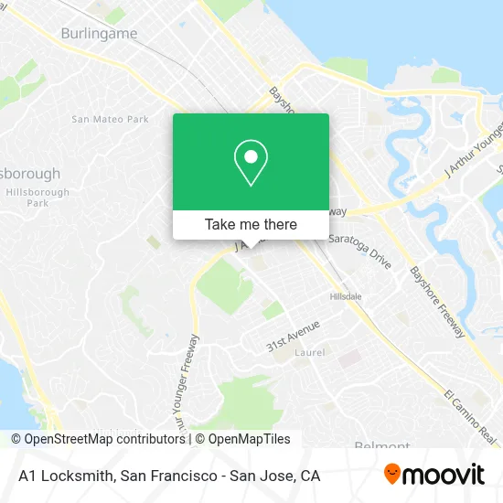 A1 Locksmith map