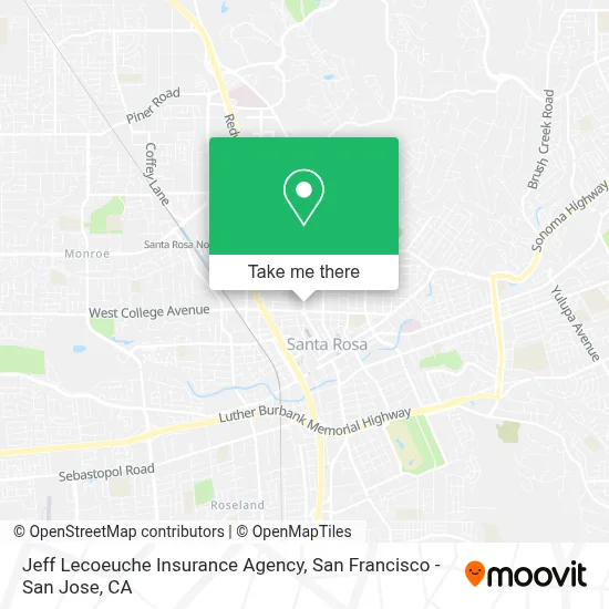 Jeff Lecoeuche Insurance Agency map