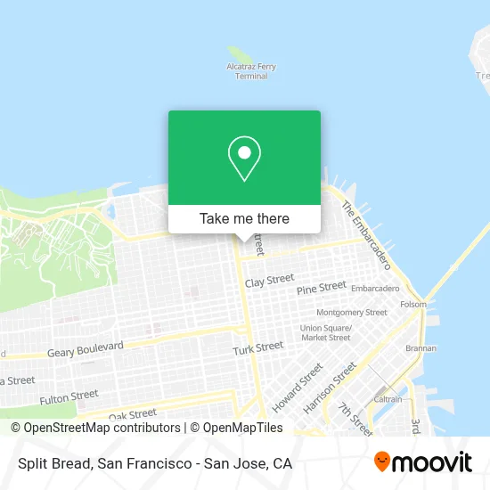 Split Bread map
