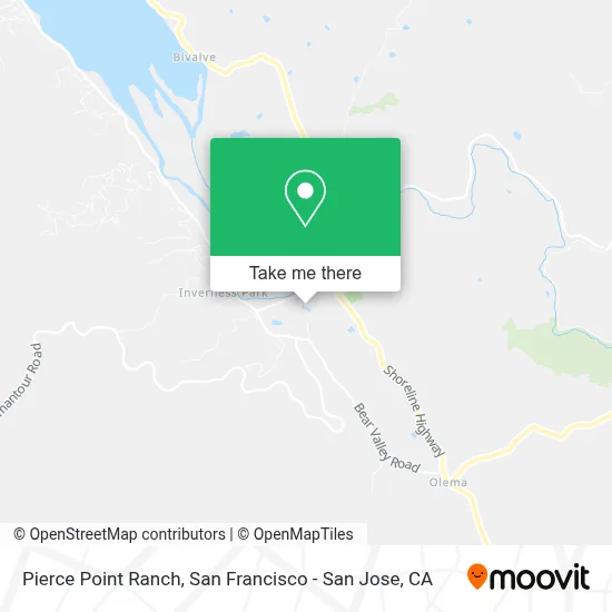Pierce Point Ranch map