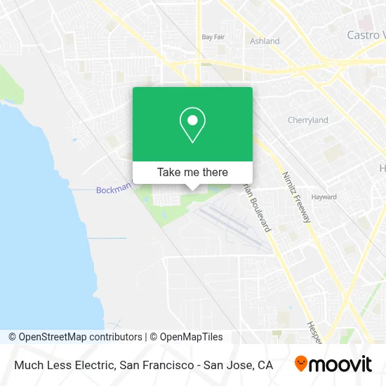 Much Less Electric map
