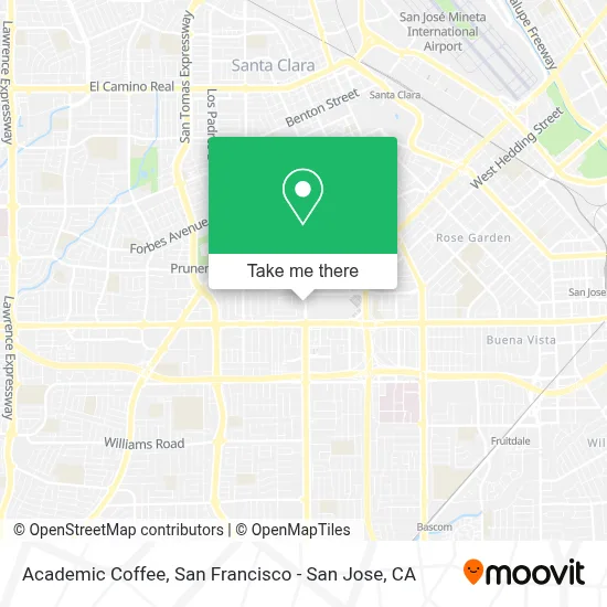Academic Coffee map
