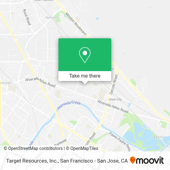 Target Resources, Inc. map
