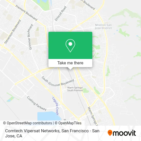 Comtech Vipersat Networks map