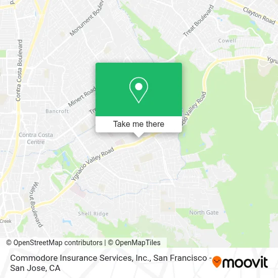 Commodore Insurance Services, Inc. map