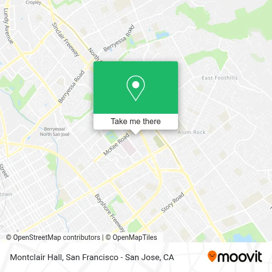 Montclair Hall map