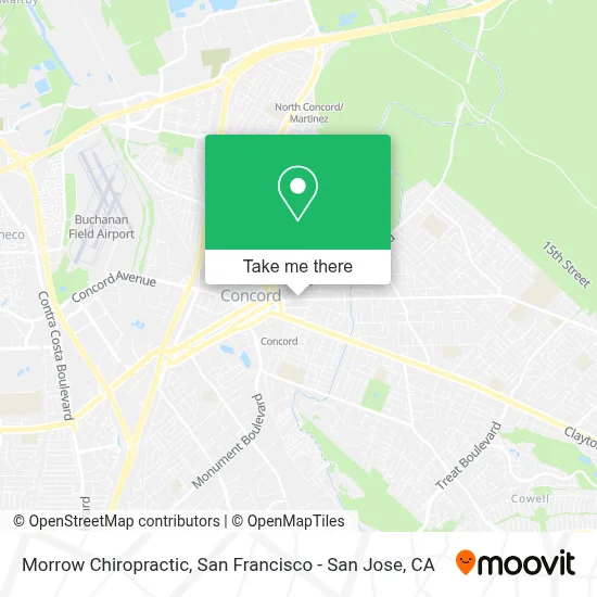 Morrow Chiropractic map