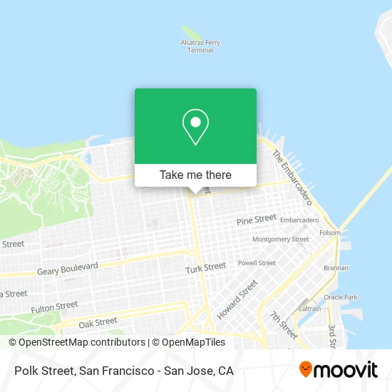 Mapa de Polk Street