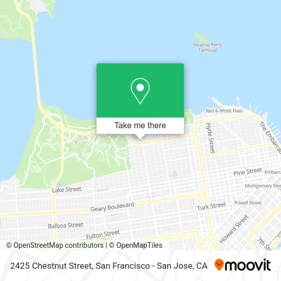 Mapa de 2425 Chestnut Street