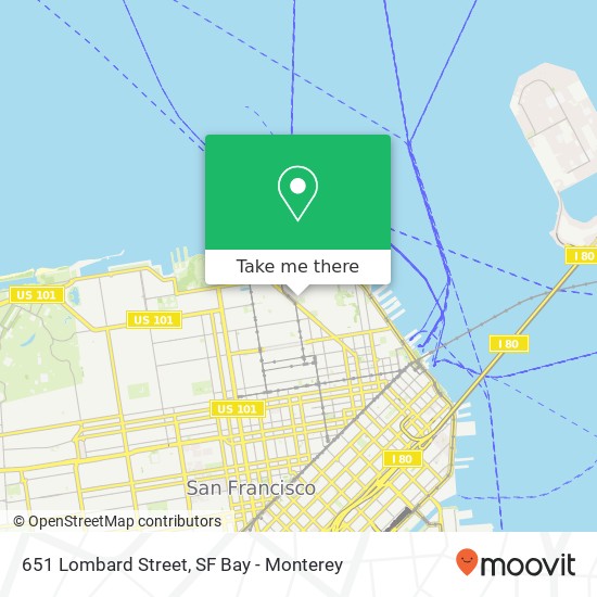 Mapa de 651 Lombard Street