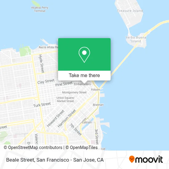 Beale Street map