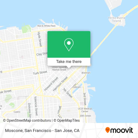 Moscone map