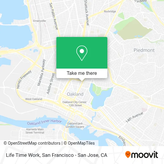 Life Time Work map