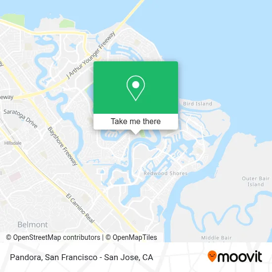Pandora map