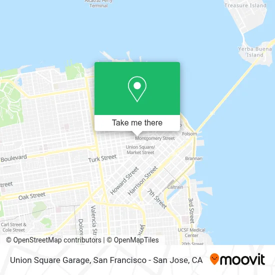 Union Square Garage map