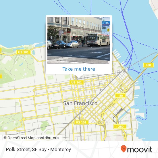 Mapa de Polk Street