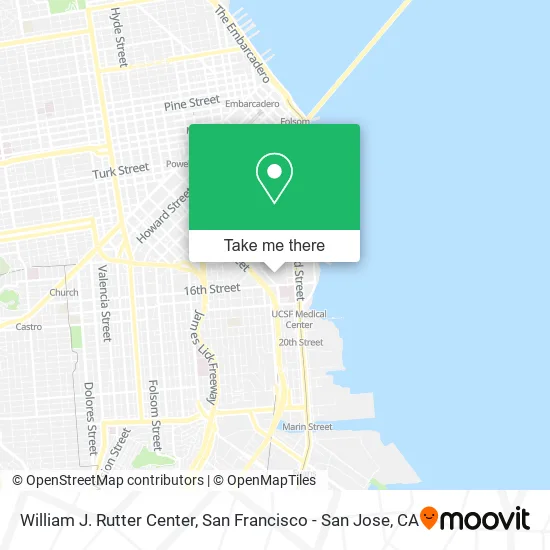 Mapa de William J. Rutter Center