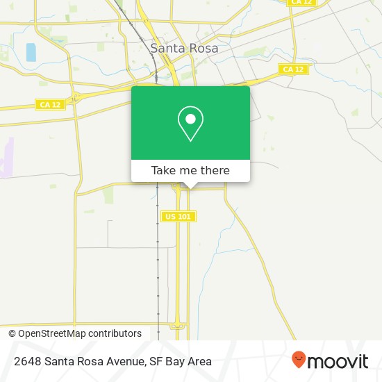 Mapa de 2648 Santa Rosa Avenue