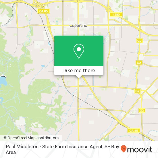 Mapa de Paul Middleton - State Farm Insurance Agent