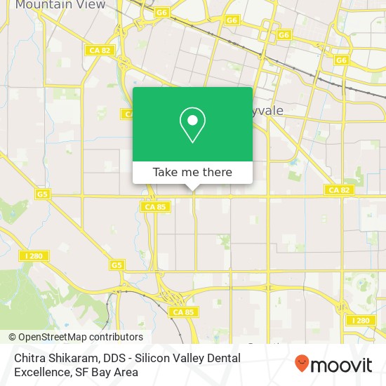 Chitra Shikaram, DDS -  Silicon Valley Dental Excellence map