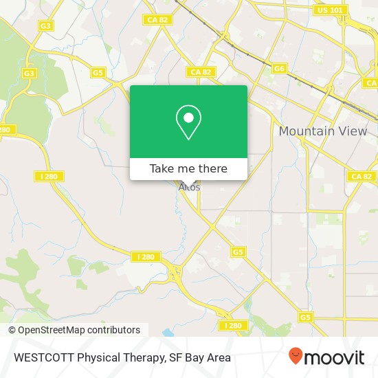 WESTCOTT Physical Therapy map