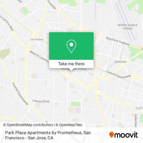 Park Place Apartments by Prometheus map