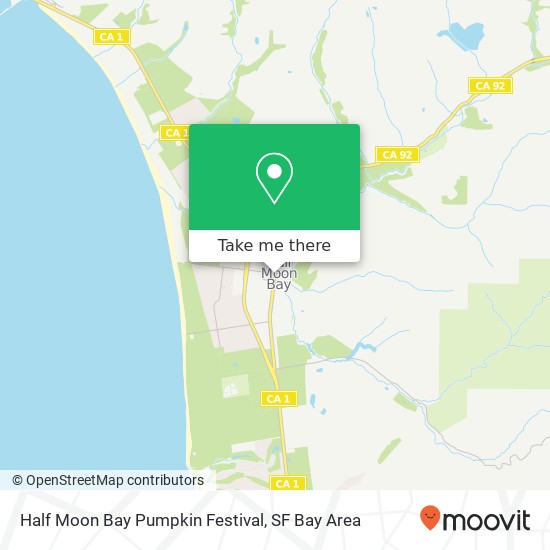 Half Moon Bay Pumpkin Festival map