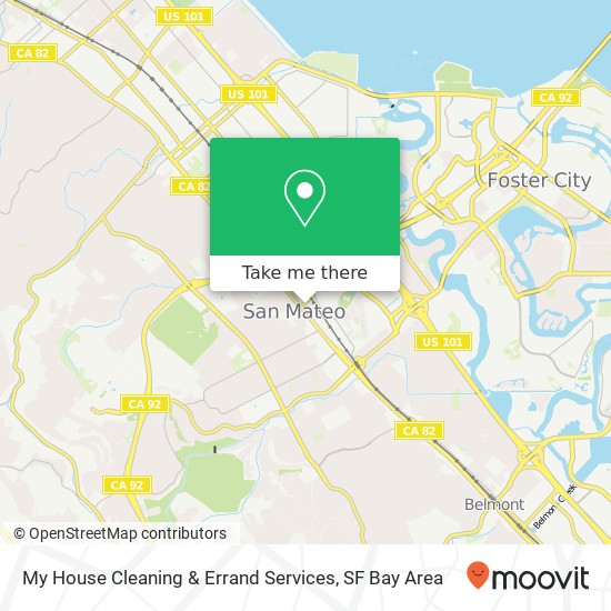 My House Cleaning & Errand Services map