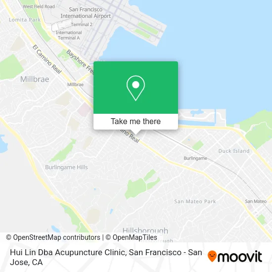 Mapa de Hui Lin Dba Acupuncture Clinic