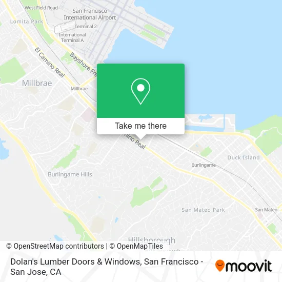 Mapa de Dolan's Lumber Doors & Windows