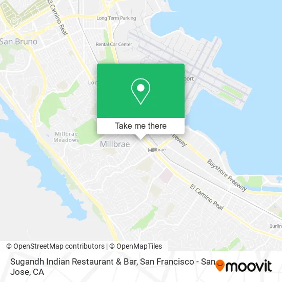 Mapa de Sugandh Indian Restaurant & Bar